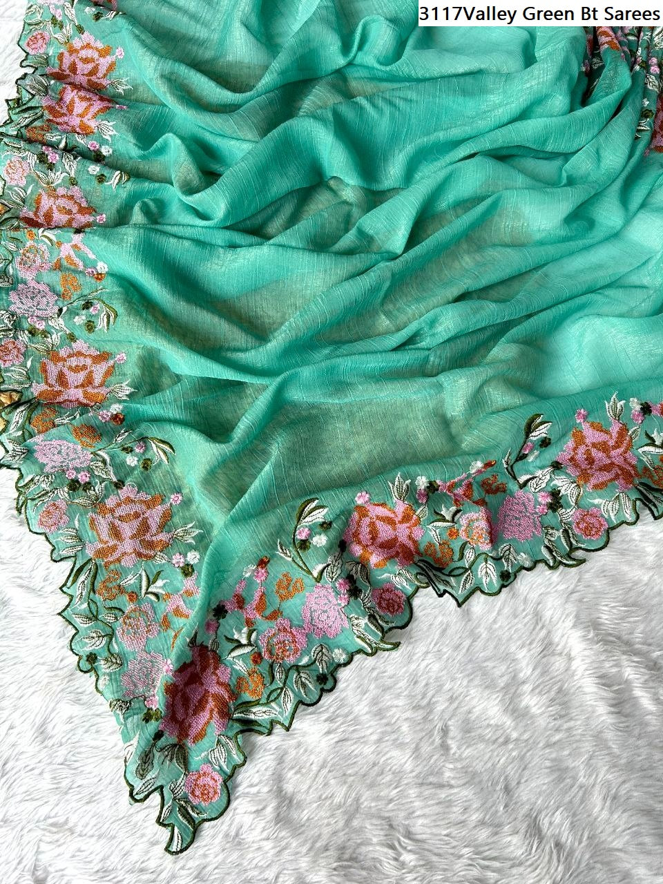 3117Valley Green Bt Sarees