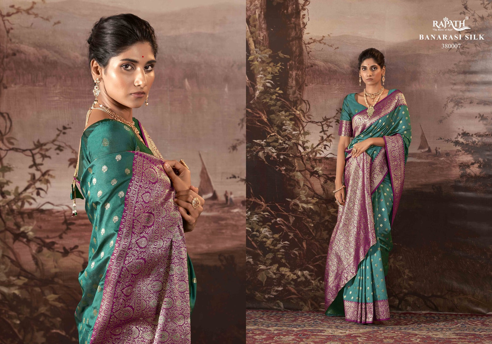 380007 Sindhoora Rajpath Sarees