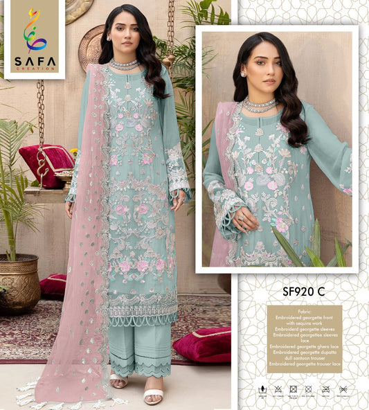 920C Safa Creation Pakistani Salwar Suits