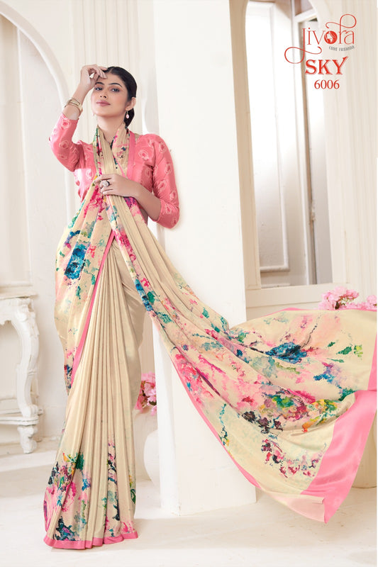 6006 Sky Jivora Sarees