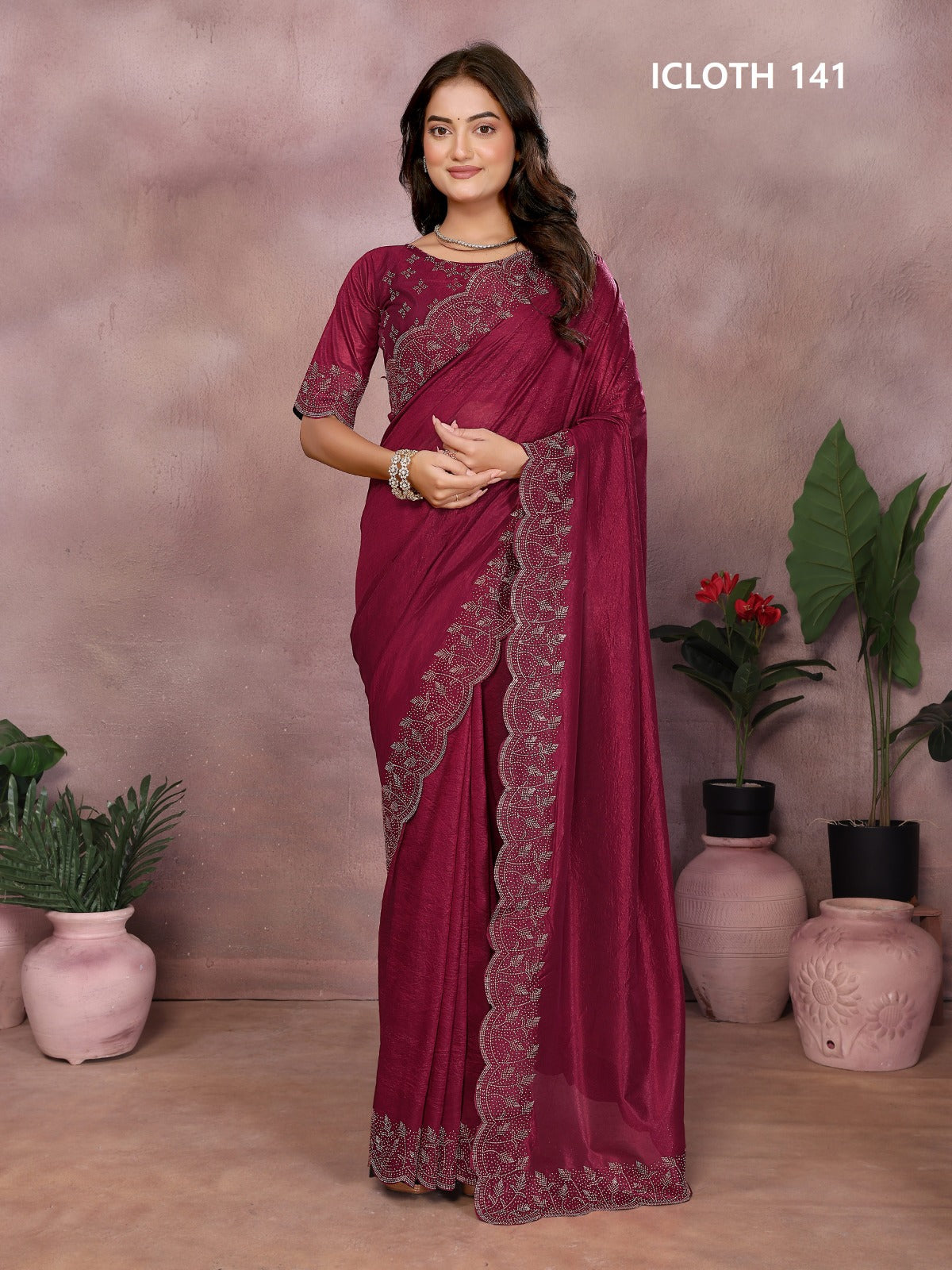 141 Icloth Vol 4 Prima Important Lycra Sarees