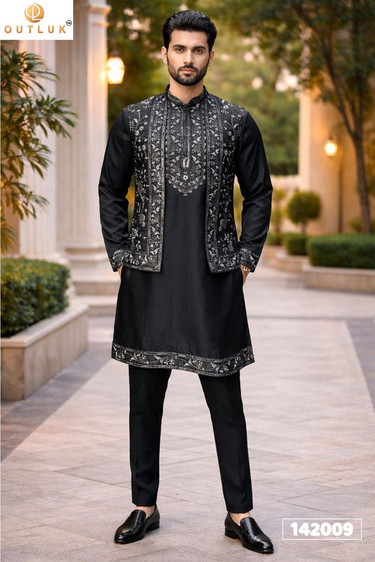 142009 Wedding Vol 142 Outluk Koti Pure Donair Mens Kurta Pyjama