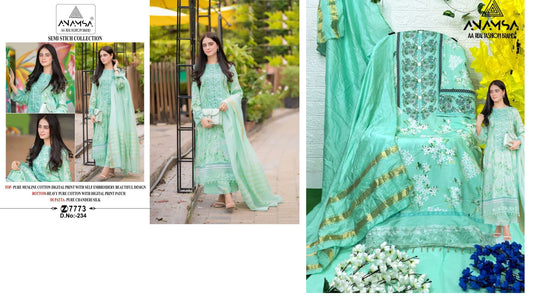 234 Anamsa Pakistani Salwar Suits