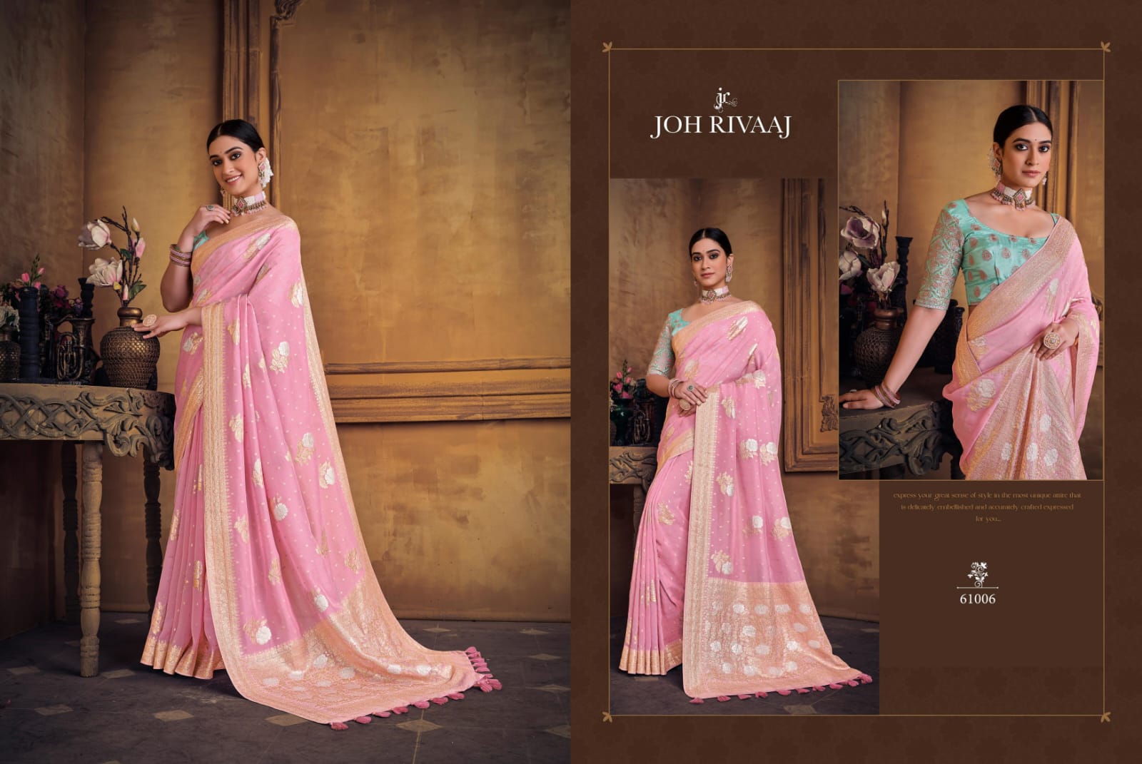 61006 Jayden Vol 610 Joh Rivaaj Sarees