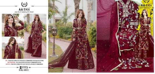 202C Aasma Pakistani Salwar Suits