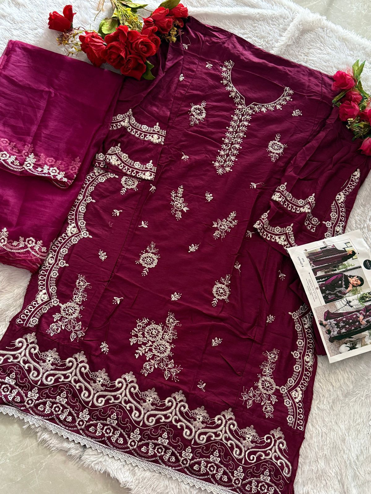 1427B Mehboob Tex Moti Work Pakistani Salwar Suits