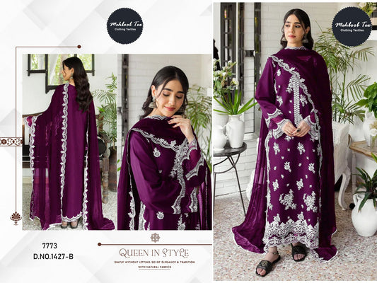 1427B Mehboob Tex Moti Work Pakistani Salwar Suits