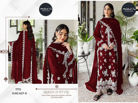 1427D Mehboob Tex Moti Work Pakistani Salwar Suits