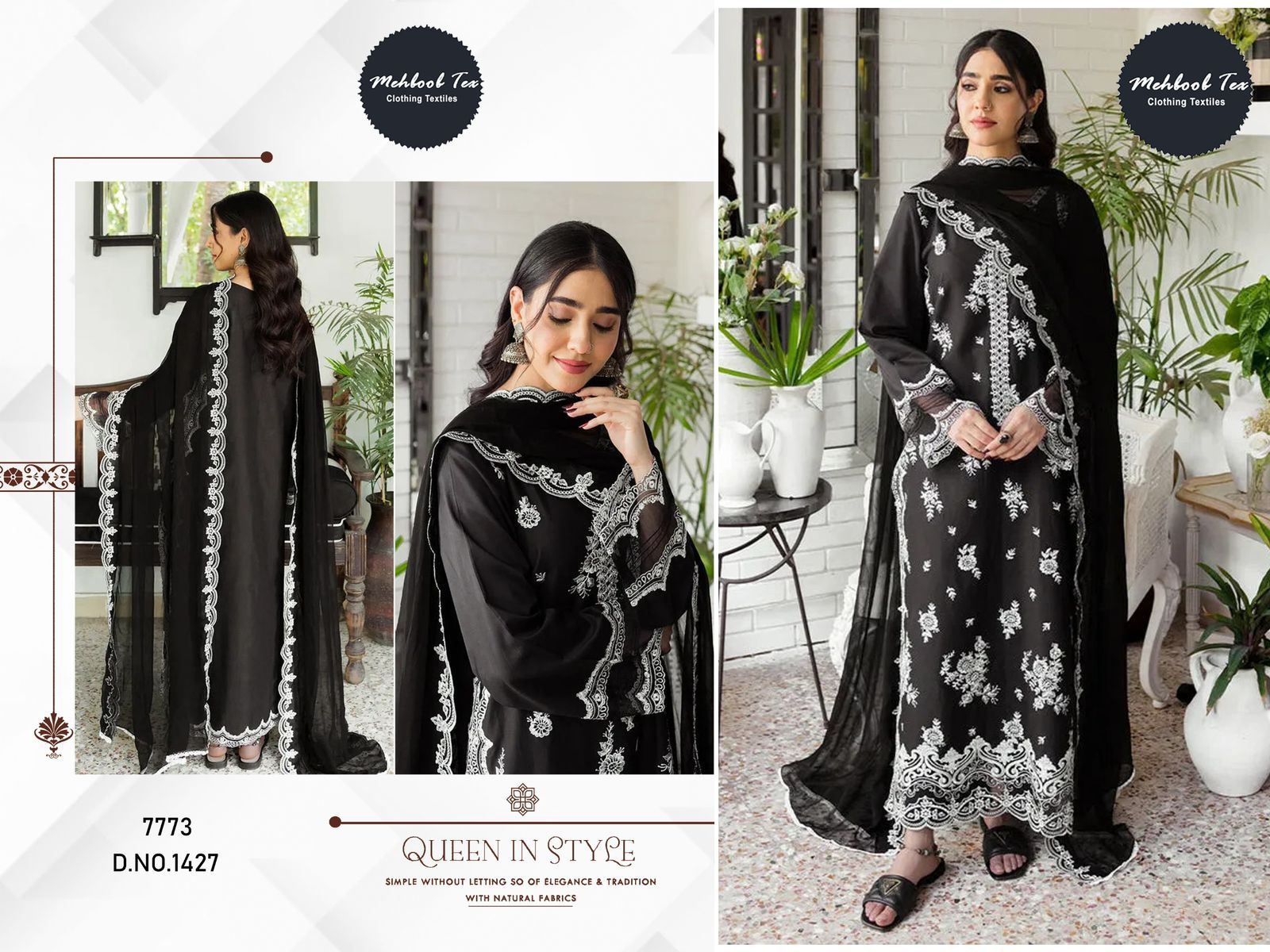 1427 Mehboob Tex Rayon Pakistani Salwar Suits