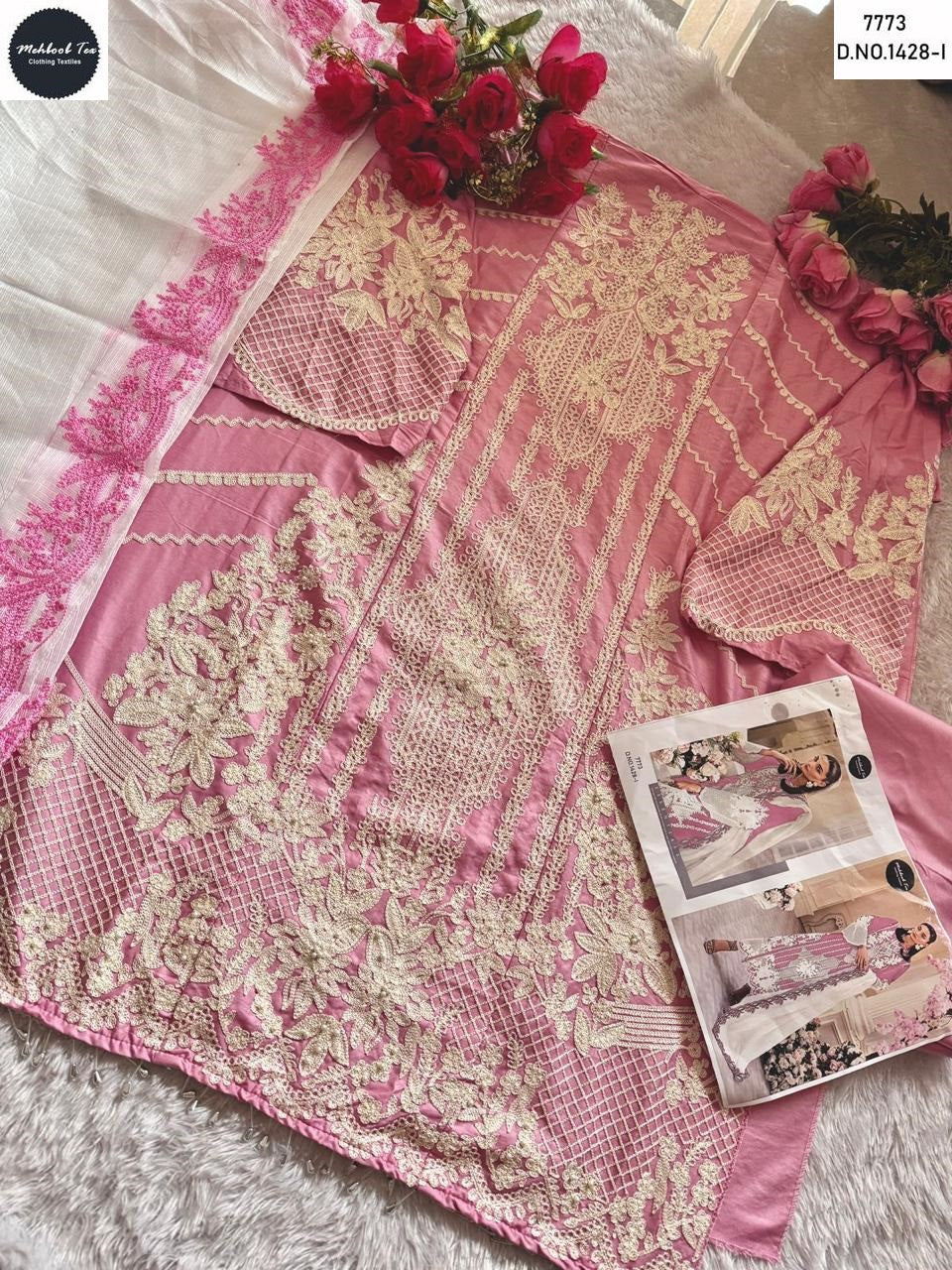 1428I Mehboob Tex Rayon Cotton Pakistani Salwar Suits