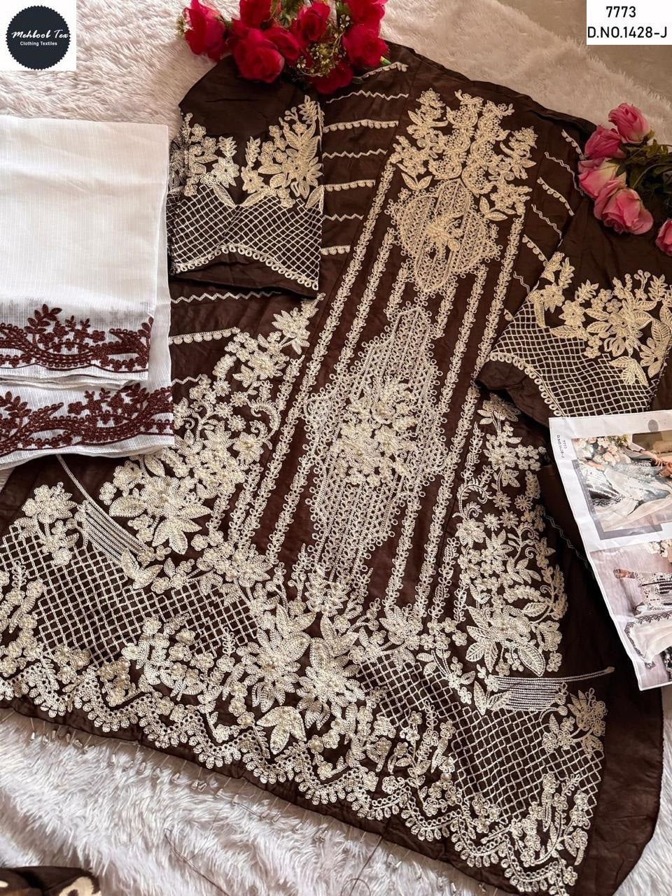 1428J Mehboob Tex Rayon Cotton Pakistani Salwar Suits