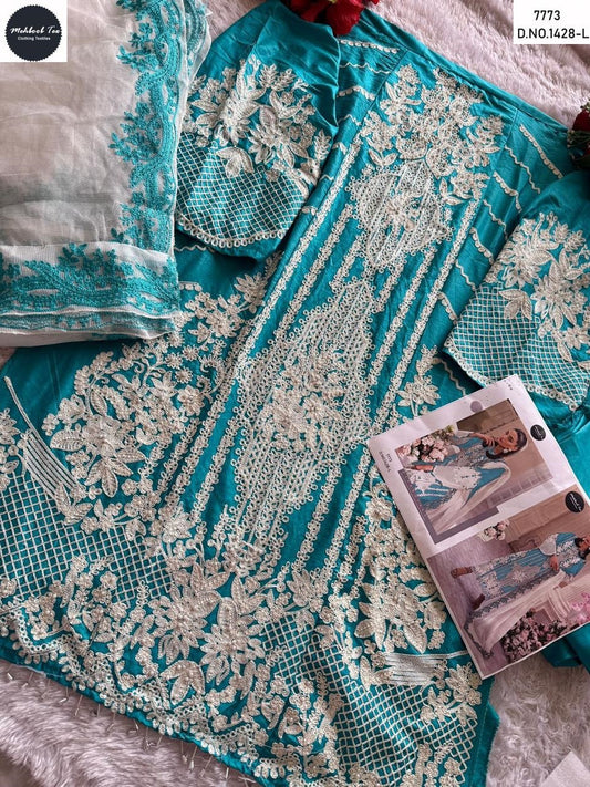 1428L Mehboob Tex Rayon Cotton Pakistani Salwar Suits