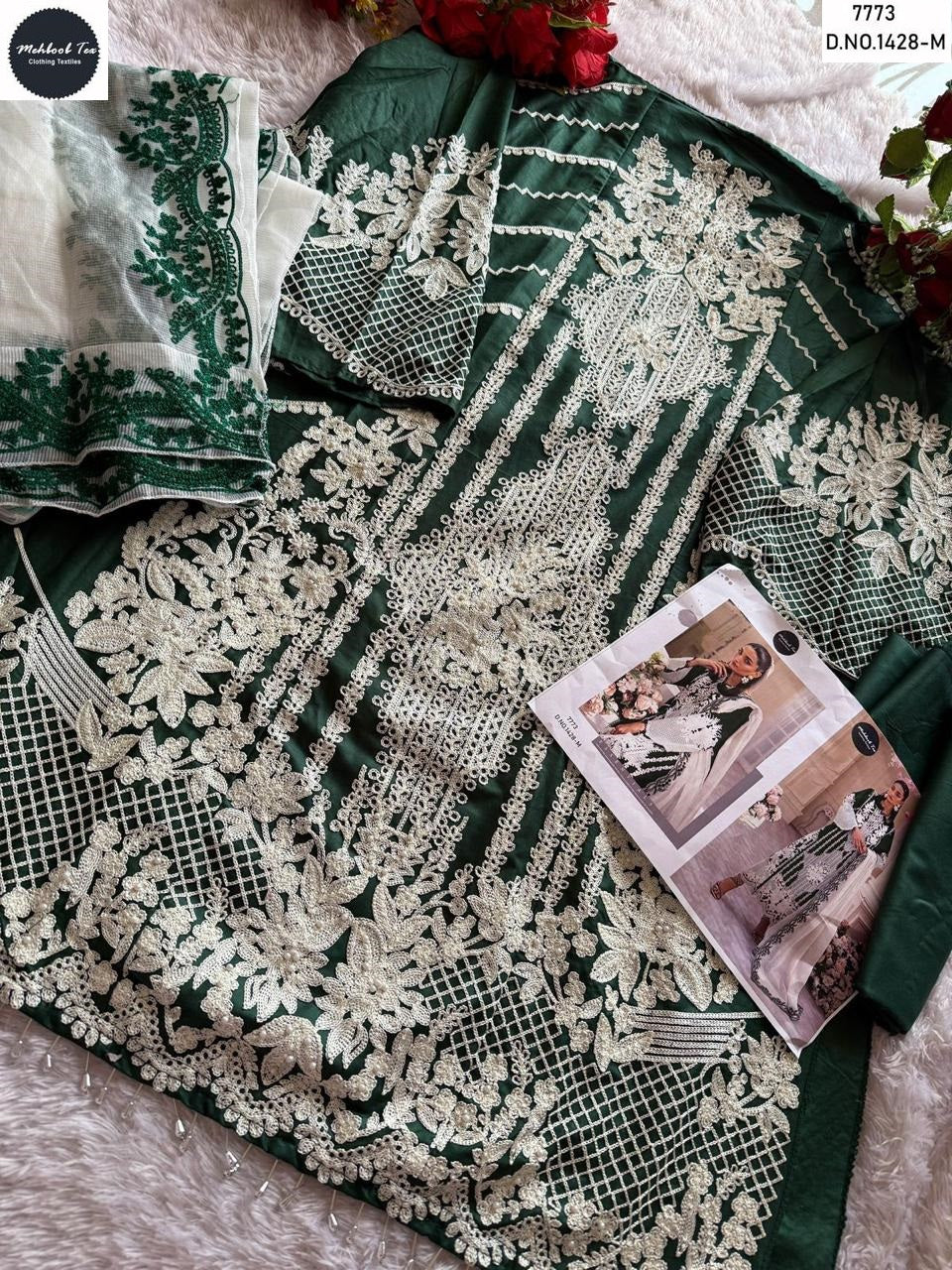 1428M Mehboob Tex Rayon Cotton Pakistani Salwar Suits