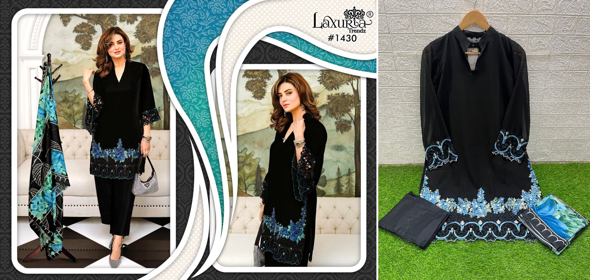 1430 Laxuria Trendz Pakistani Readymade Suits