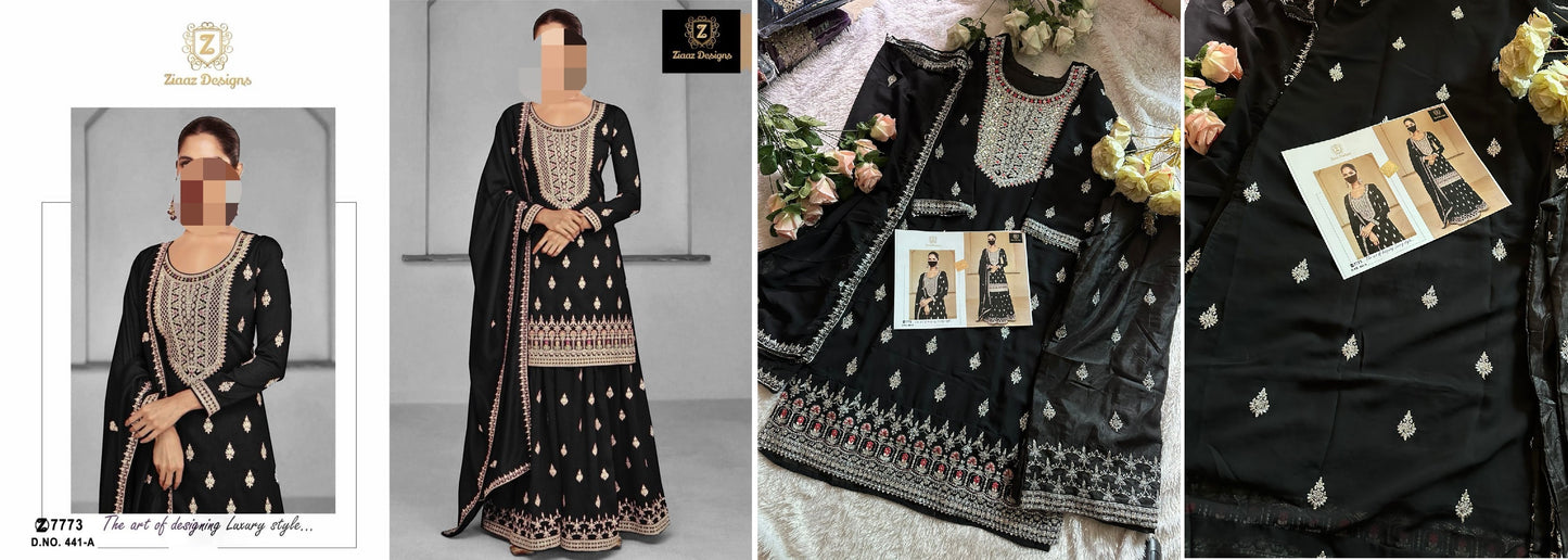 441A Ziaaz Designs Pakistani Salwar Suits