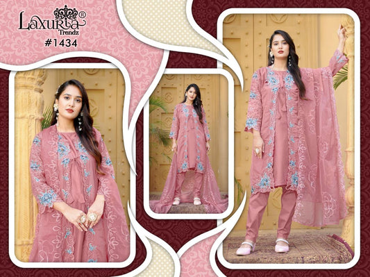1434 Laxuria Trendz Embroidery Pakistani Readymade Suits