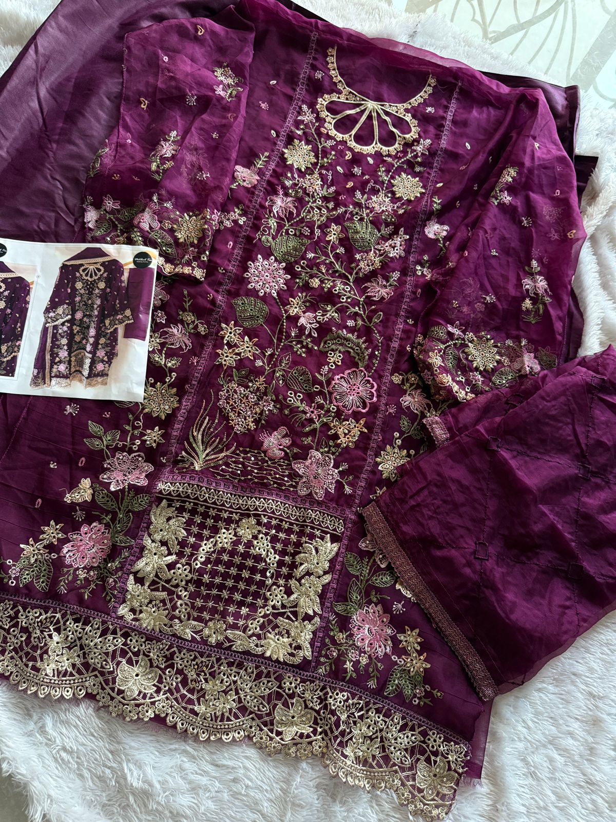 1436C Mehboob Tex Handwork Pakistani Salwar Suits