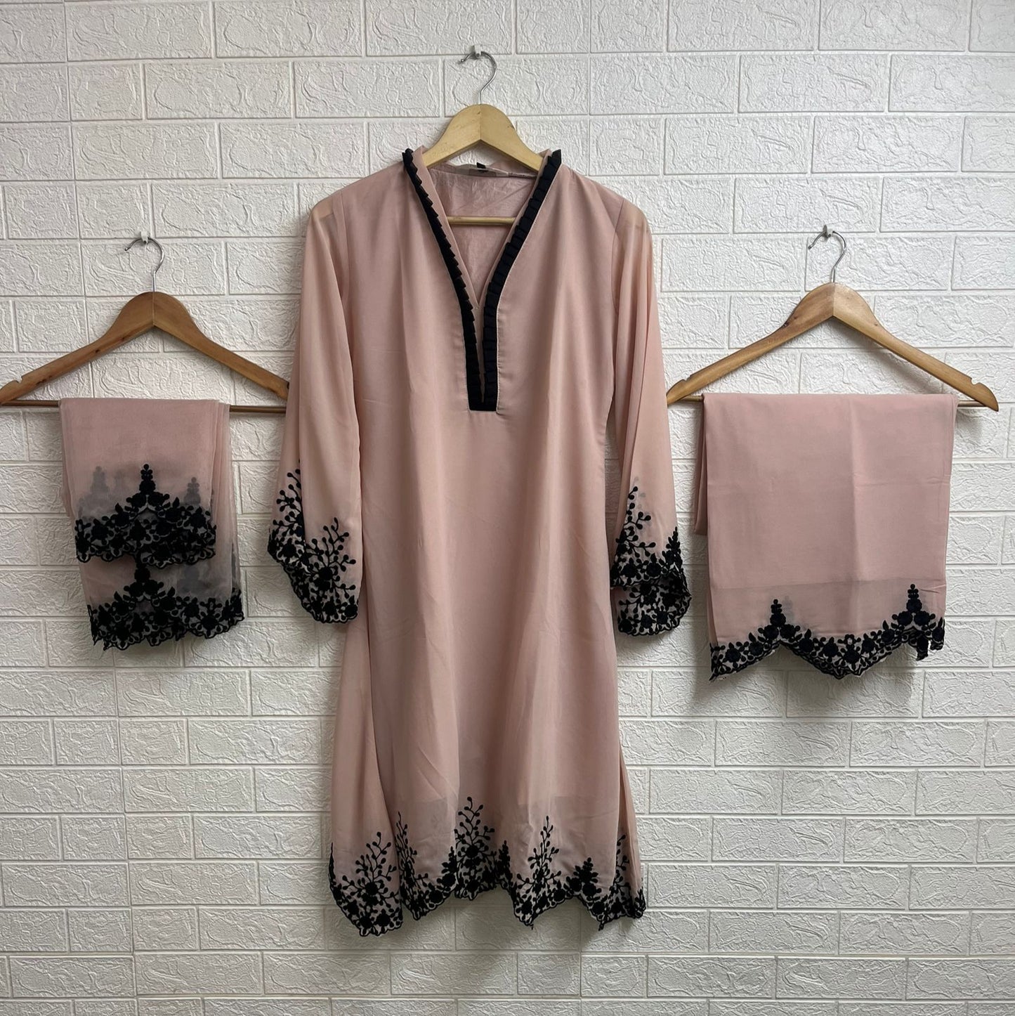 1439 Coffee Laxuria Trendz Cutwork Pakistani Readymade Suits