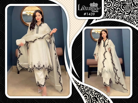 1439 Laxuria Trendz Pakistani Readymade Suits