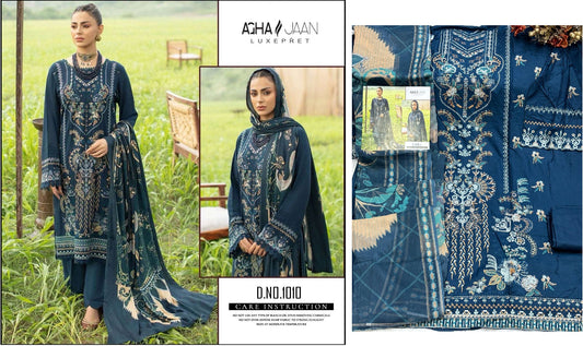 1010 Agha Jaan Pakistani Salwar Suits