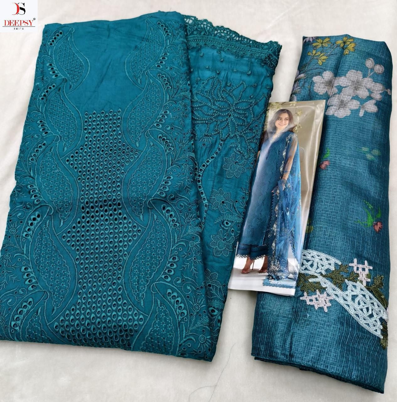 1441 Sobia Nazir Luxury Lawn 25-3 Deepsy Pure Cotton Pakistani Salwar Suits