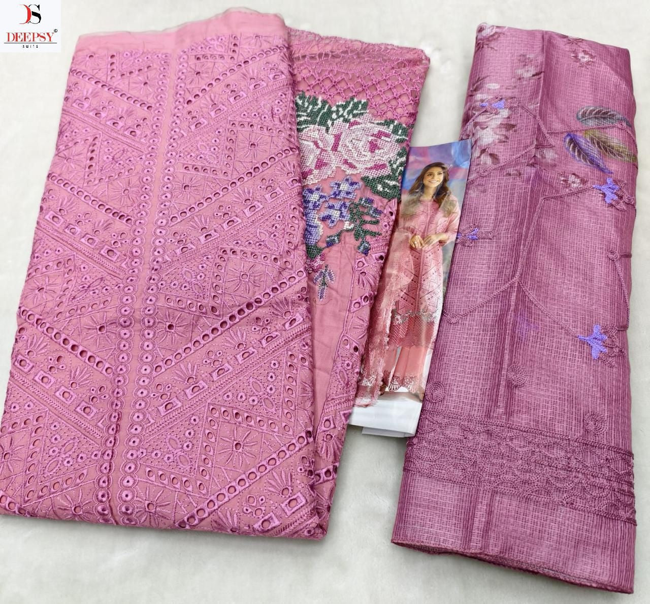 1443 Sobia Nazir Luxury Lawn 25-3 Deepsy Pure Cotton Pakistani Salwar Suits