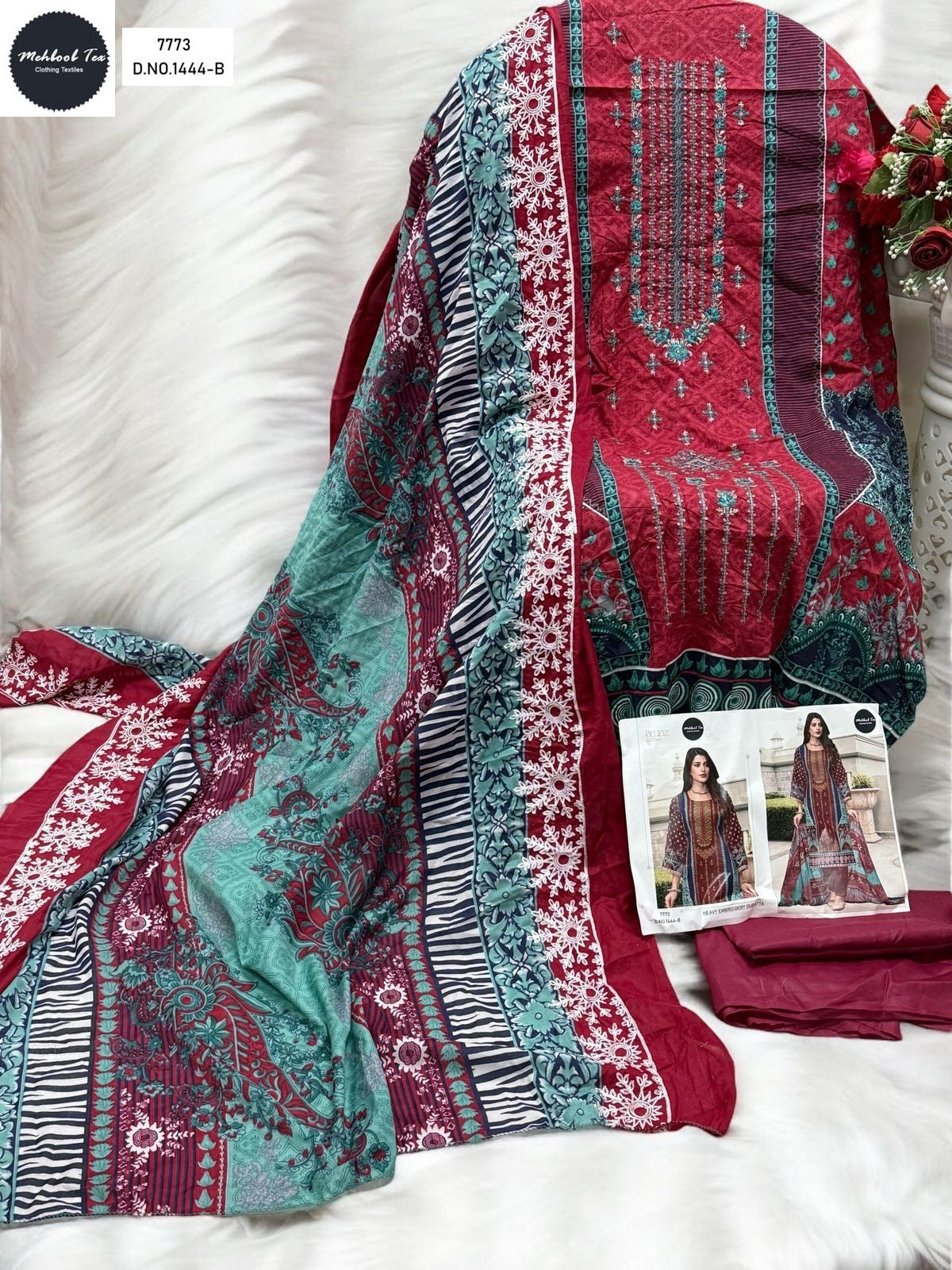 1444B Mehboob Tex Print Pakistani Salwar Suits