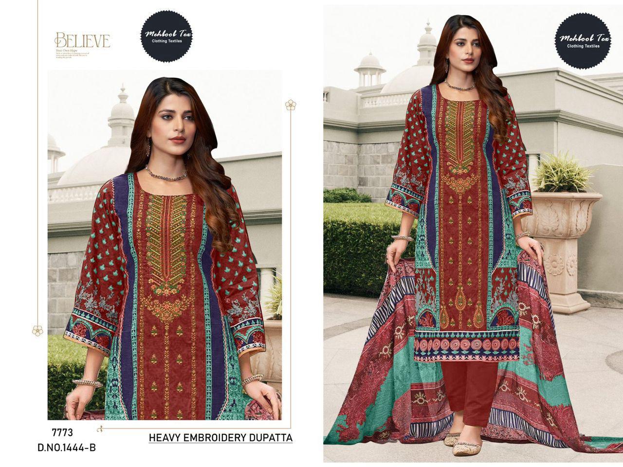 1444B Mehboob Tex Print Pakistani Salwar Suits