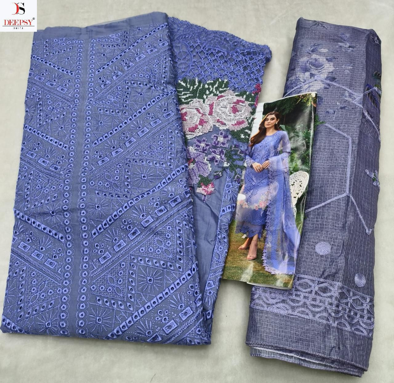 1444 Sobia Nazir Luxury Lawn 25-3 Deepsy Pure Cotton Pakistani Salwar Suits