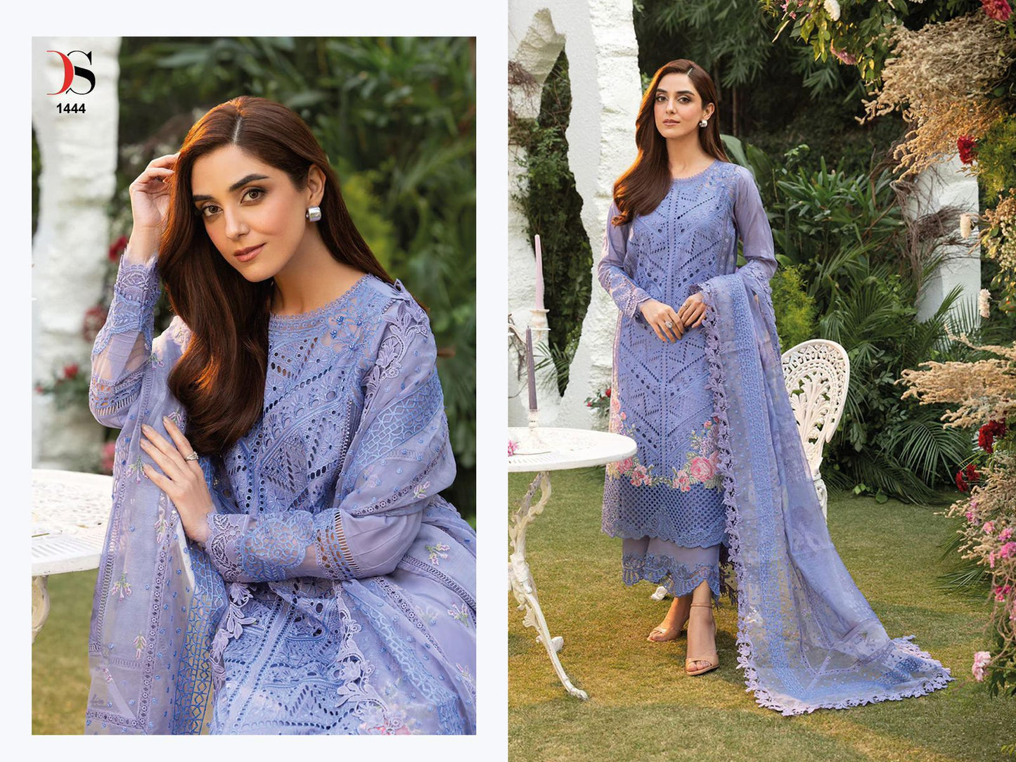 1444 Sobia Nazir Luxury Lawn 25-3 Deepsy Pure Cotton Pakistani Salwar Suits