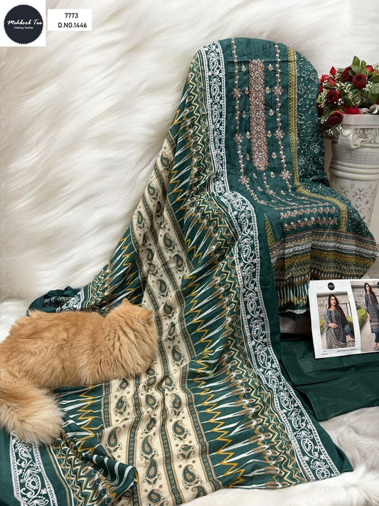 1446 Mehboob Tex Print Pakistani Salwar Suits
