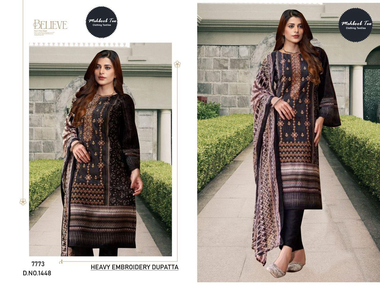 1448 Mehboob Tex Print Pakistani Salwar Suits