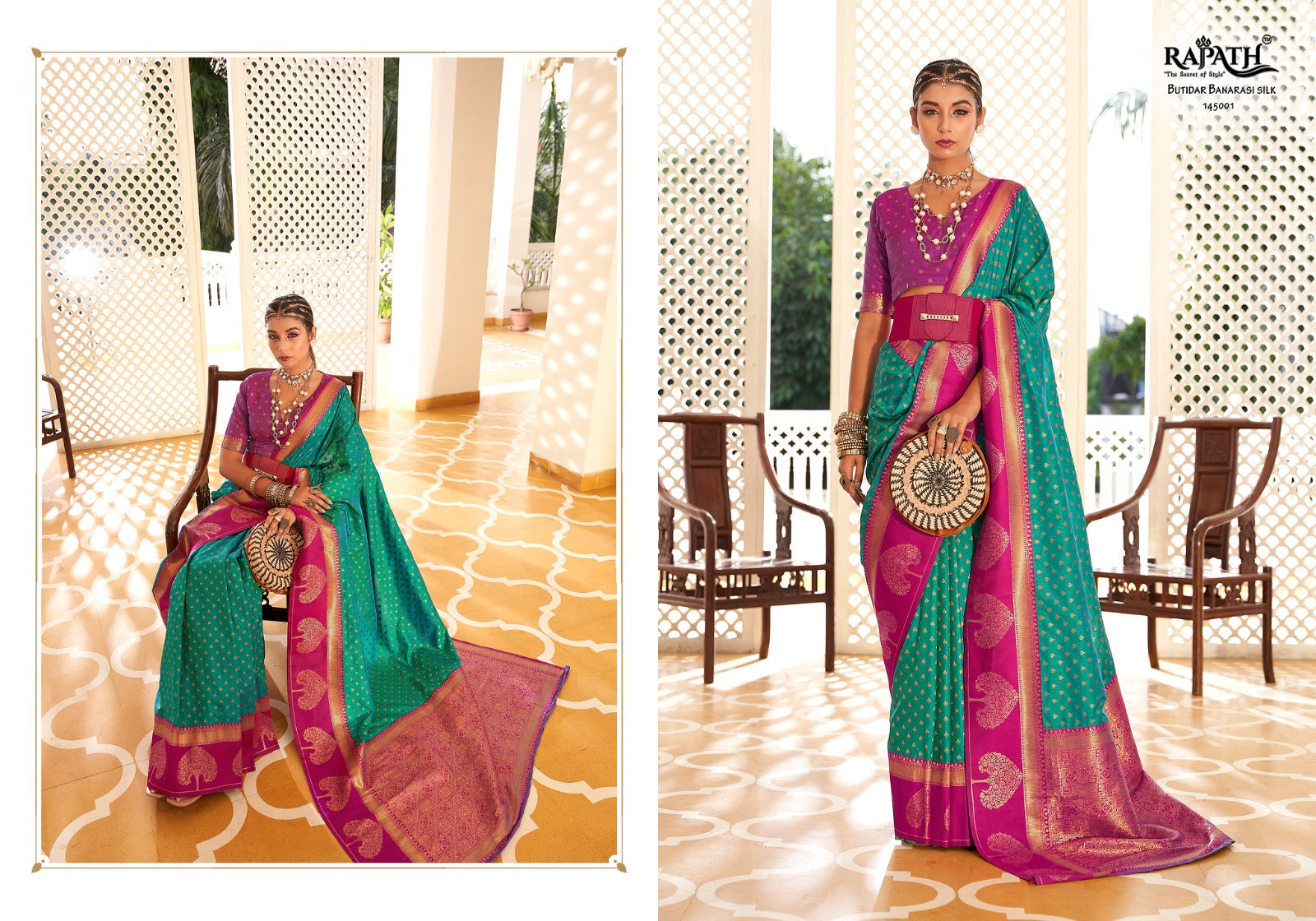 145001 Vrishabha Rajpath Banarasi Sarees