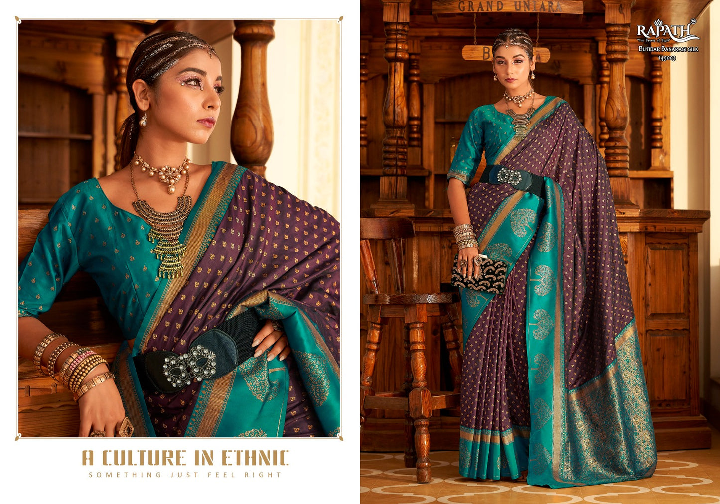 145003 Vrishabha Rajpath Banarasi Sarees