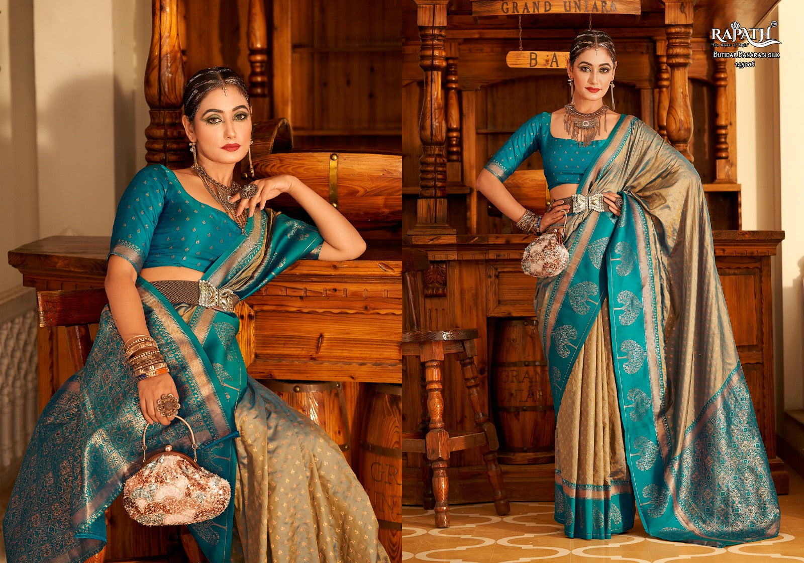 145006 Vrishabha Rajpath Banarasi Sarees