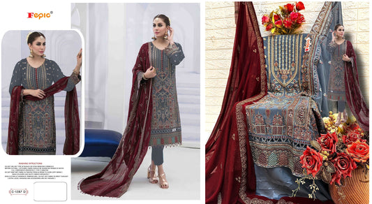 C-1287-D Fepic Pakistani Salwar Suits