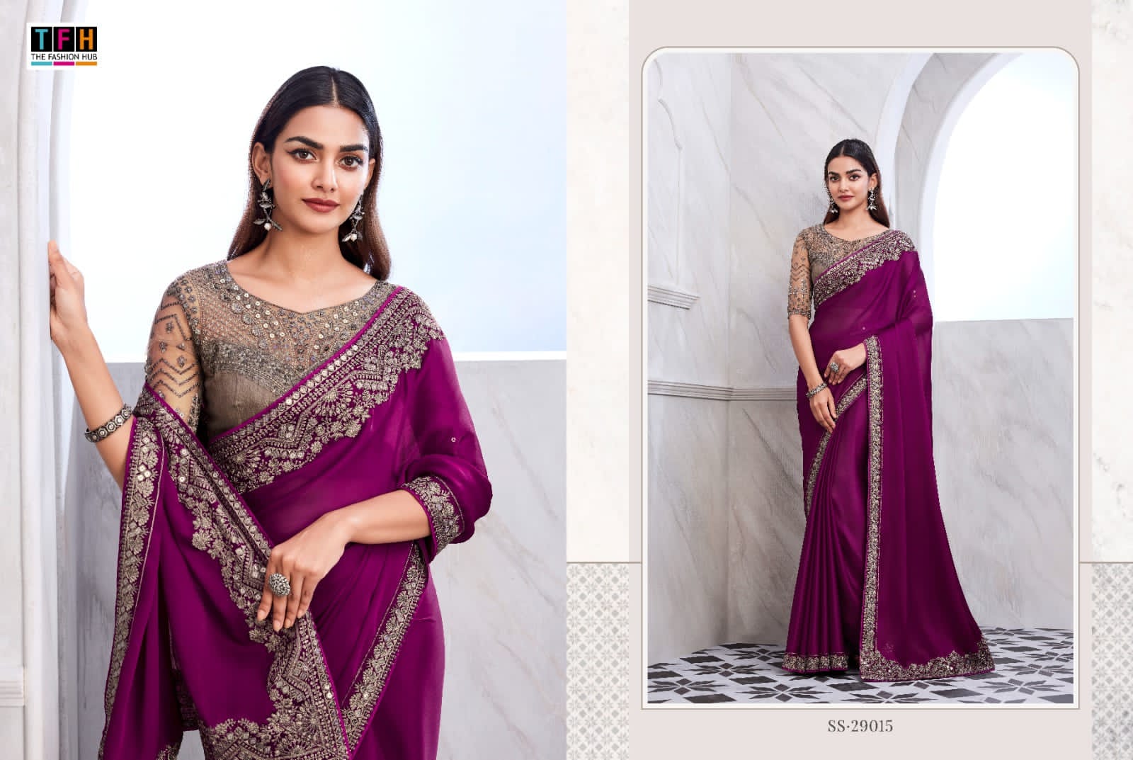 29015 Silver Screen Vol 19 Tfh Sarees
