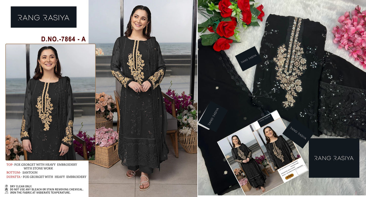 7864A Rang Rasiya Pakistani Salwar Suits
