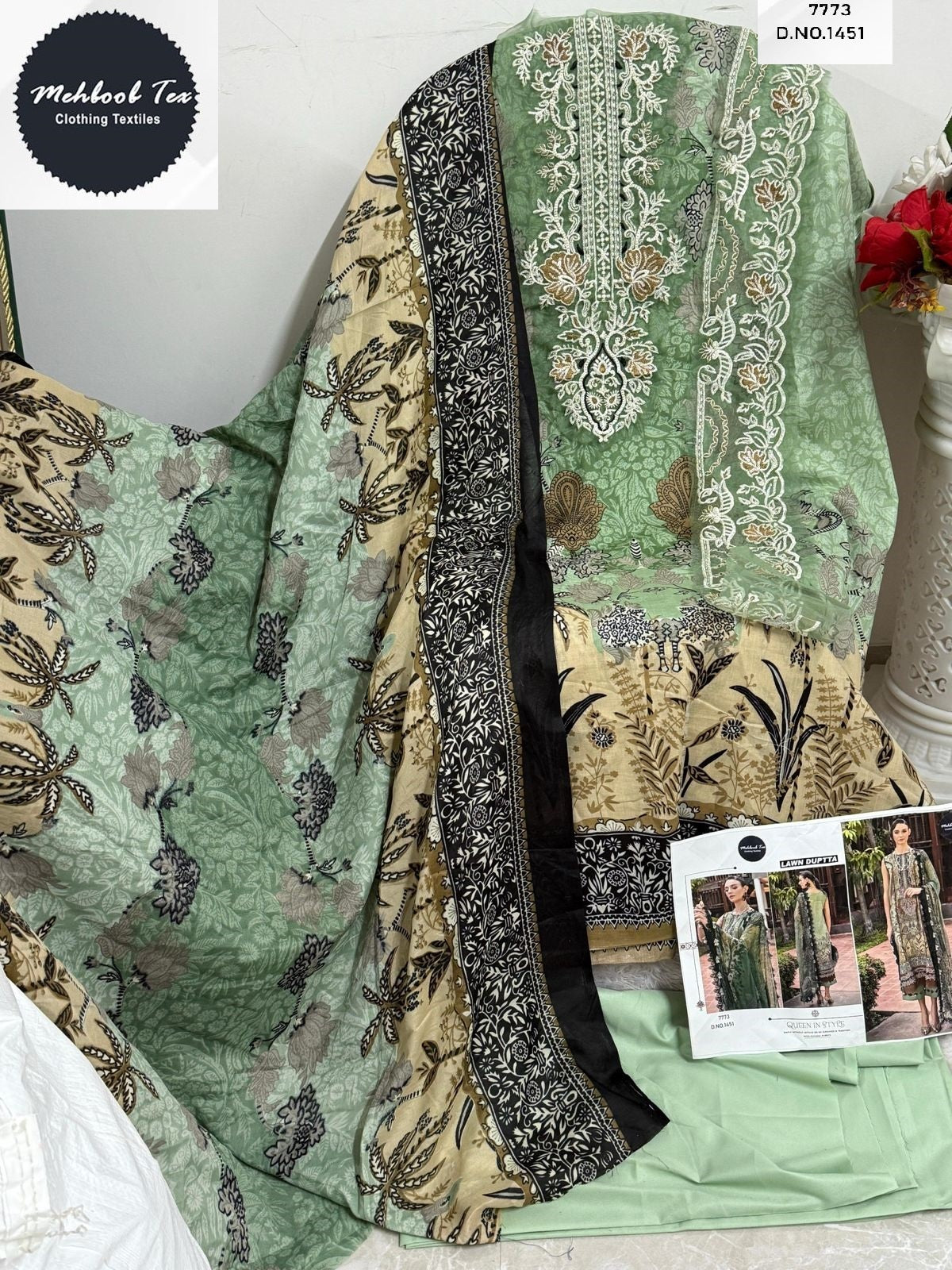 1451 Mehboob Tex Patch Pakistani Salwar Suits