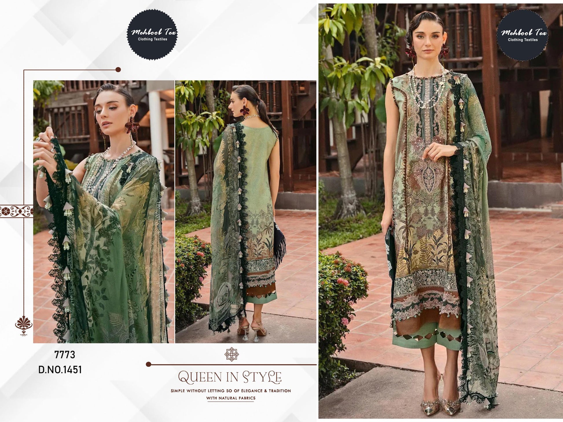 1451 Mehboob Tex Patch Pakistani Salwar Suits