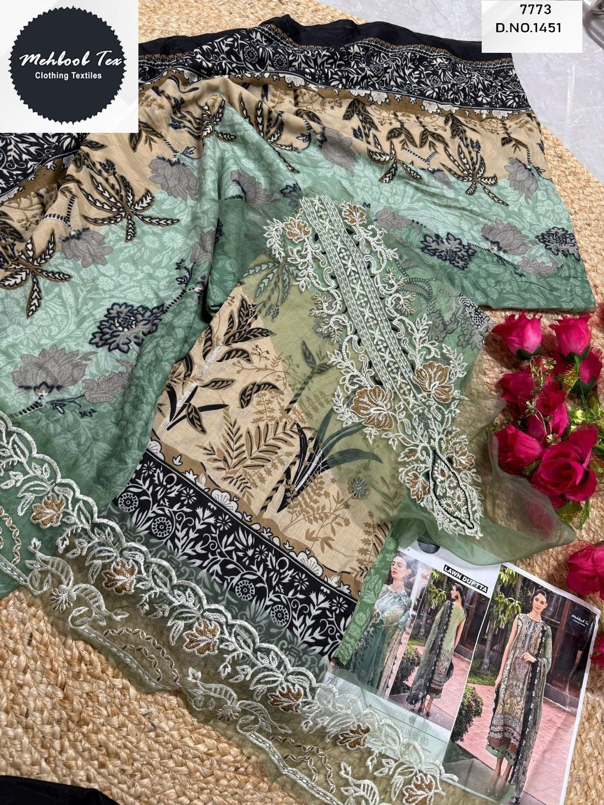 1451 Mehboob Tex Patch Pakistani Salwar Suits