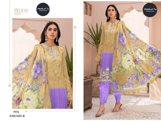 1453B Mehboob Tex Cotton Pakistani Patch Suits