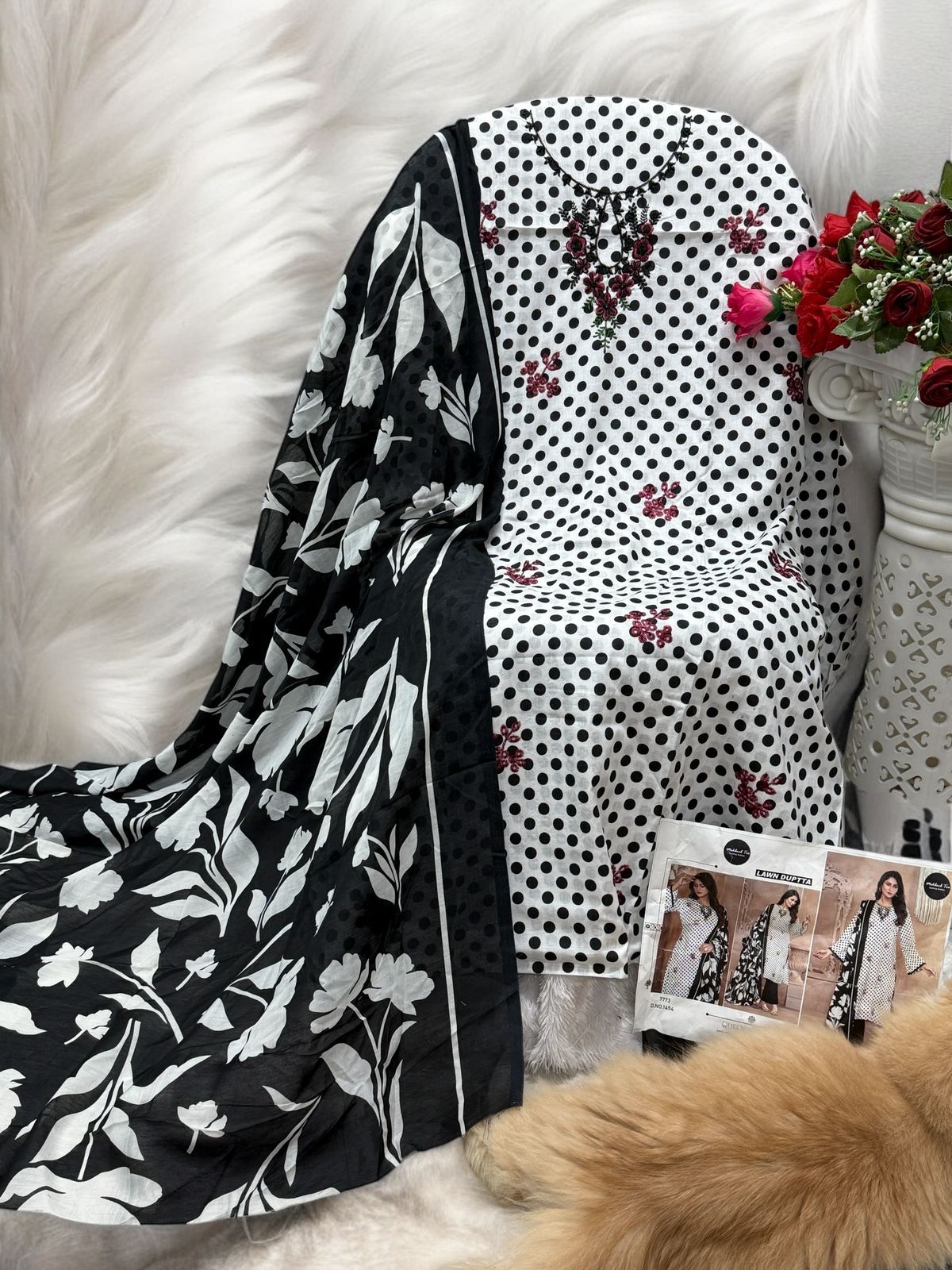 1454 Mehboob Tex Embroidered Pakistani Salwar Suits