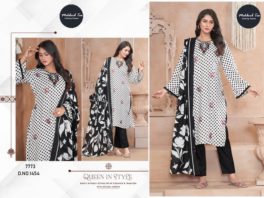 1454 Mehboob Tex Embroidered Pakistani Salwar Suits