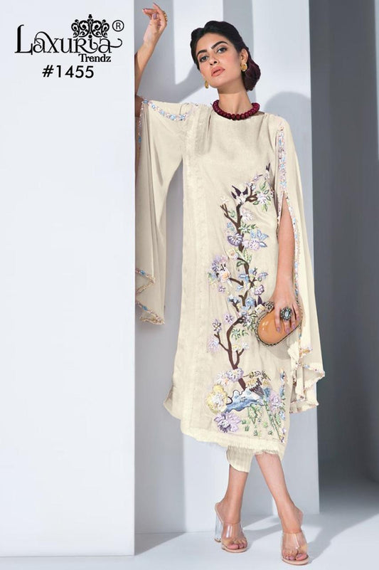 1455 Laxuria Trendz Handwork Pakistani Readymade Suits