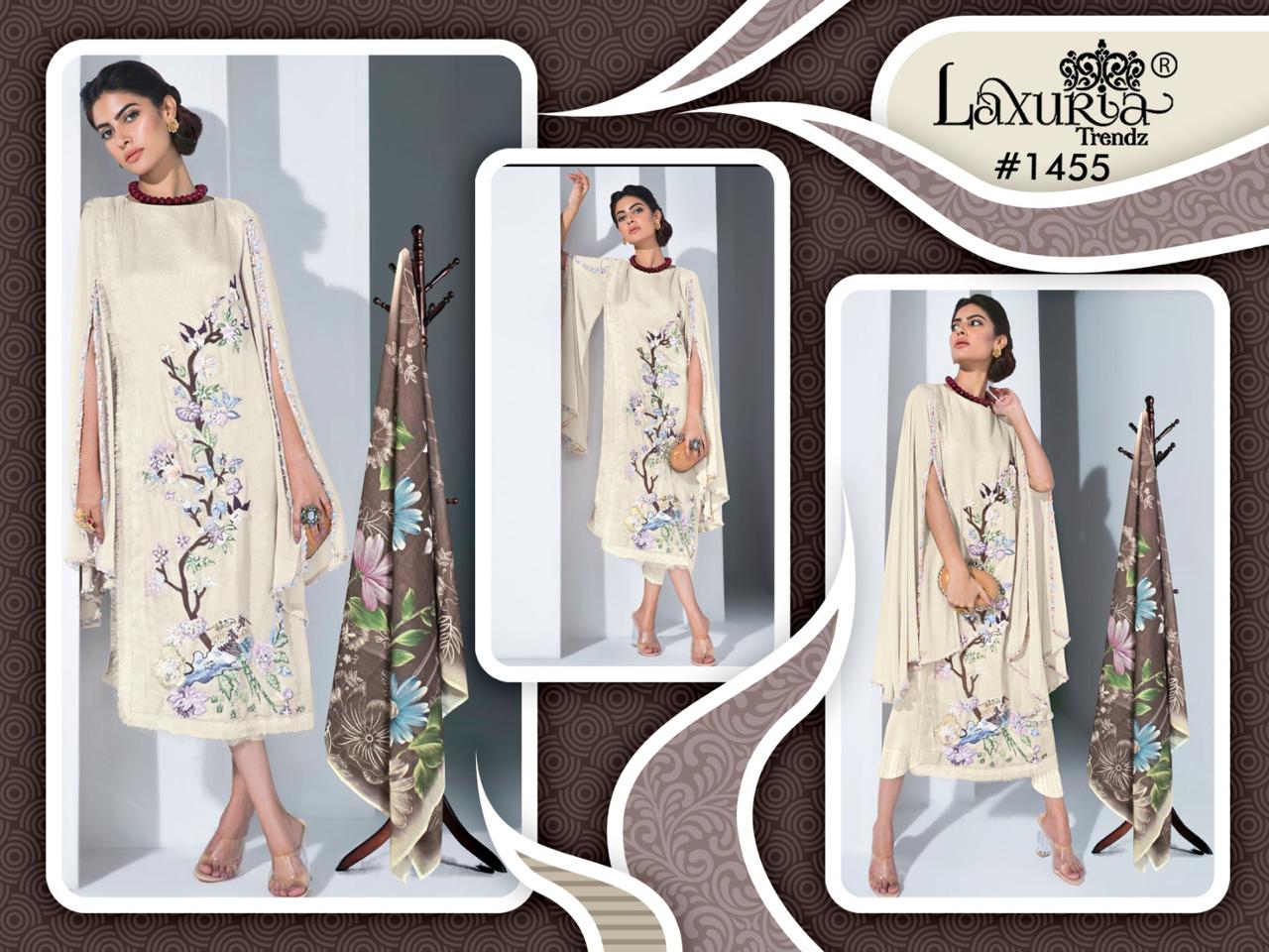 1455 Laxuria Trendz Handwork Pakistani Readymade Suits
