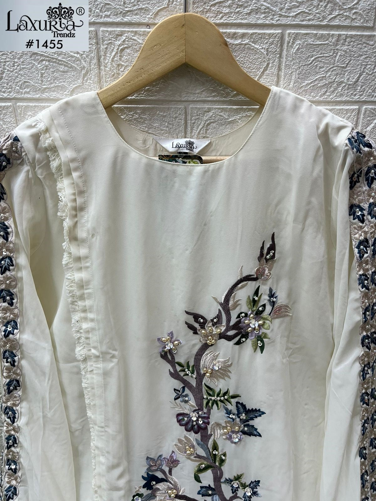 1455 Laxuria Trendz Handwork Pakistani Readymade Suits