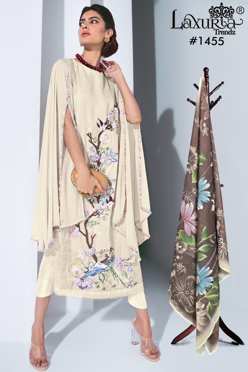 1455 Laxuria Trendz Handwork Pakistani Readymade Suits