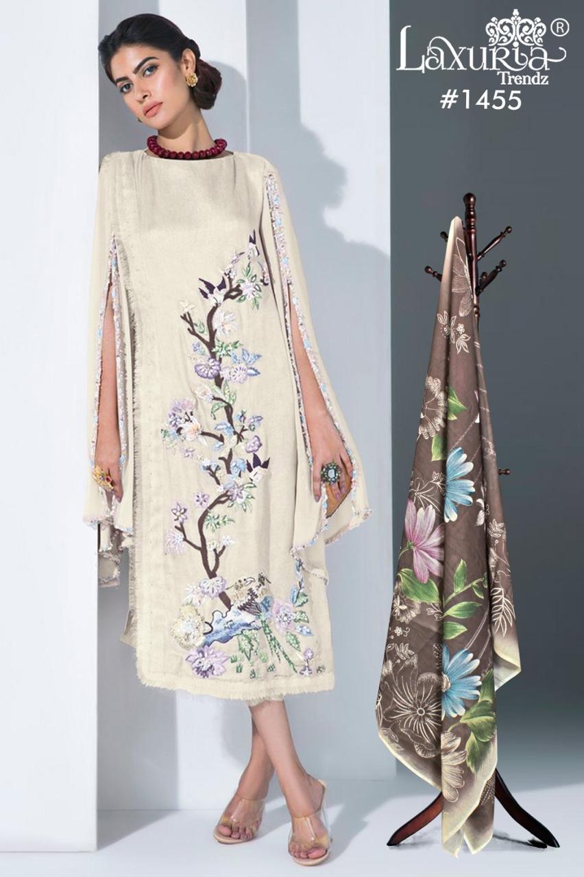 1455 Laxuria Trendz Handwork Pakistani Readymade Suits