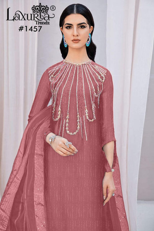 1457 Online Laxuria Trendz Burberry Pakistani Readymade Suits
